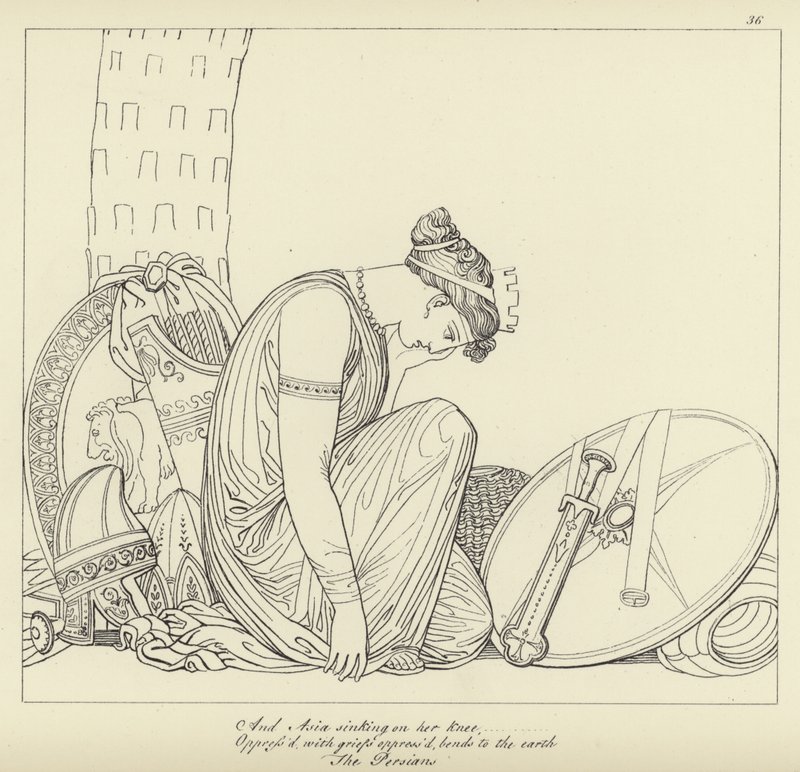 Perserna av John Flaxman