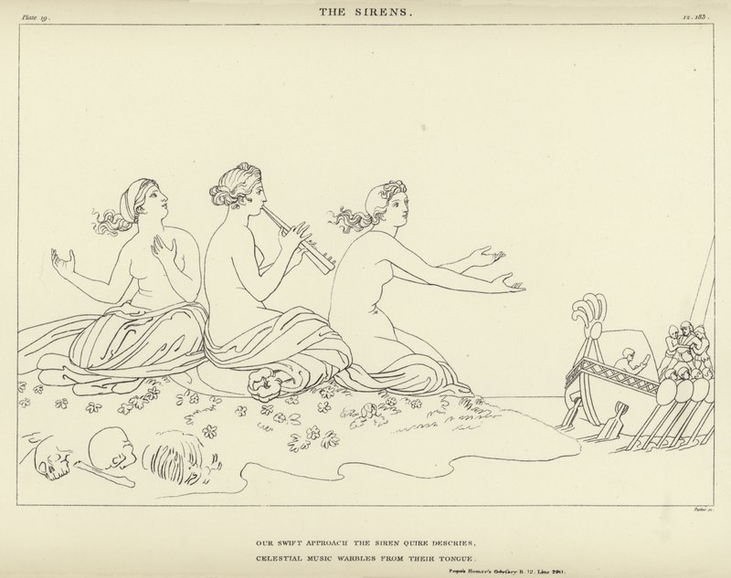 Sirenerna av John Flaxman