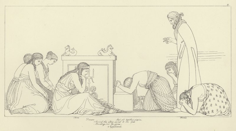 Supplikanterna av John Flaxman