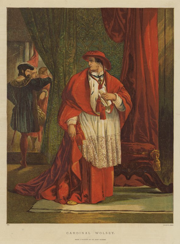 Kardinal Wolsey (kromolit) av John Gilbert