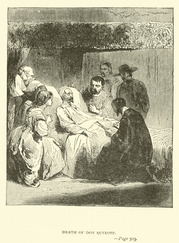 Don Quijotes död av John Gilbert