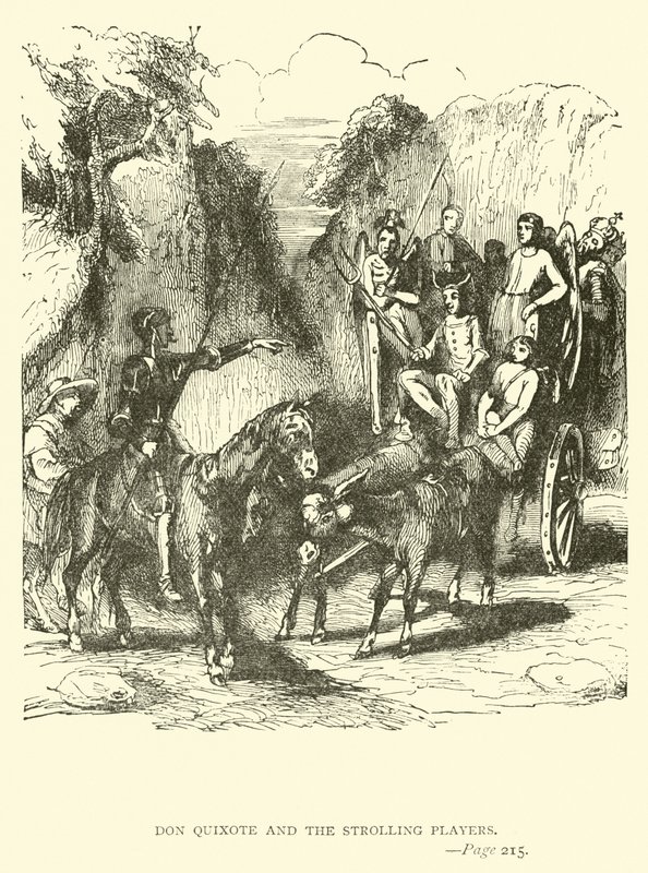 Don Quijote och de vandrande spelarna av John Gilbert