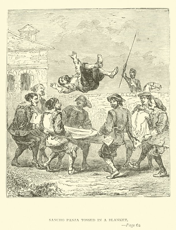 Sancho Panza slängde in en filt av John Gilbert