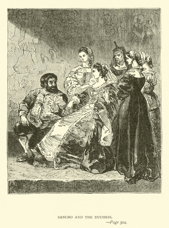 Sancho och hertiginnan av John Gilbert