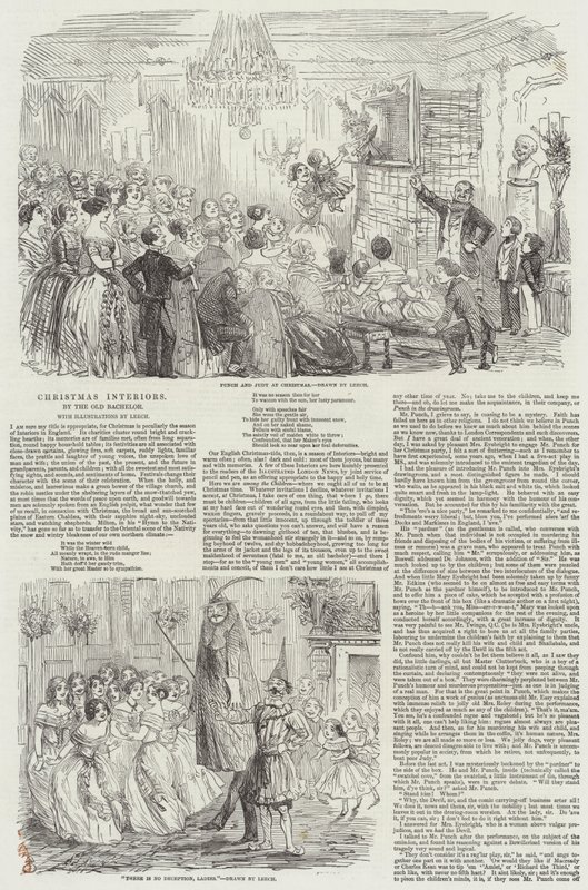 Julinteriör av John Leech
