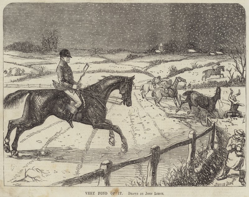 Mycket förtjust i den av John Leech