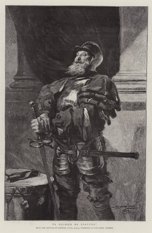 En lyckosoldat av John Seymour Lucas