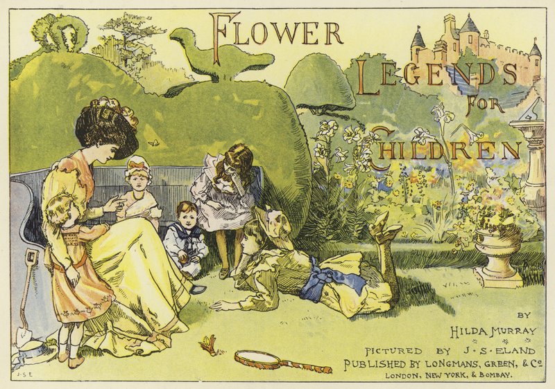 Titelsida för Flower Legends for Children (Blomsterlegender för barn) av John Shenton Eland