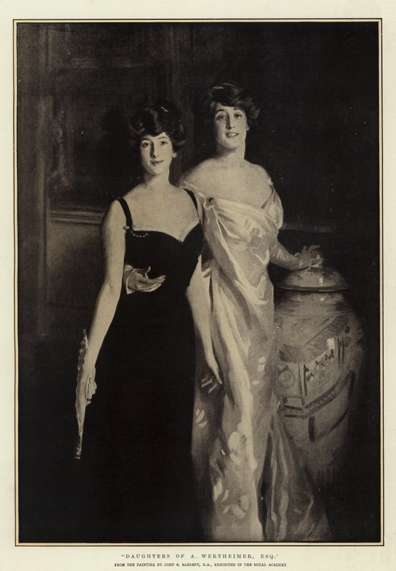 Döttrar till A Wertheimer, Esquire av John Singer Sargent