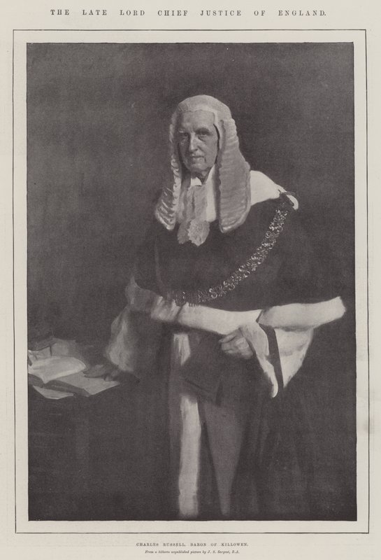 Den avlidne Lord Chief Justice of England av John Singer Sargent