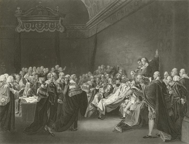 Earlen av Chathams död, 1778 av John Singleton Copley