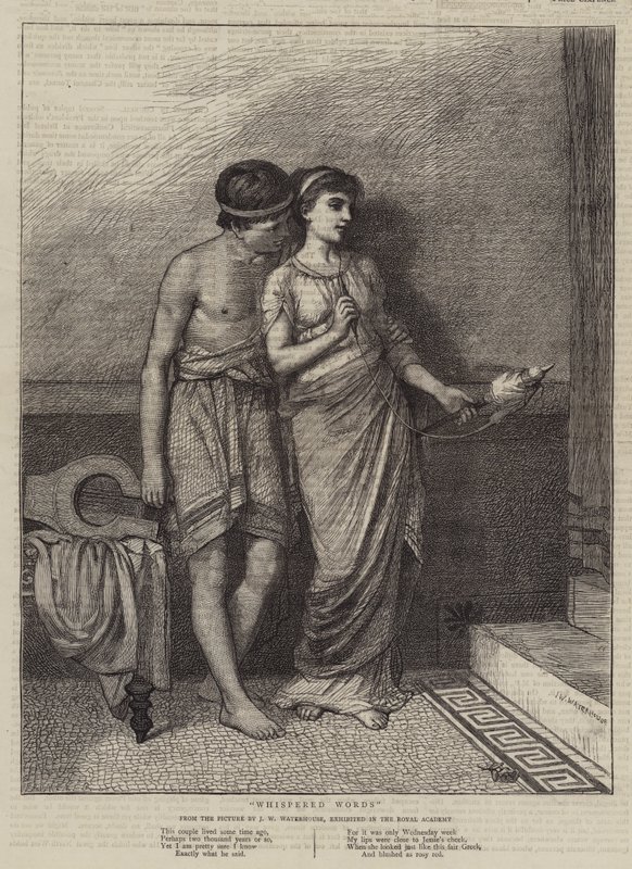 Viskade ord av John William Waterhouse