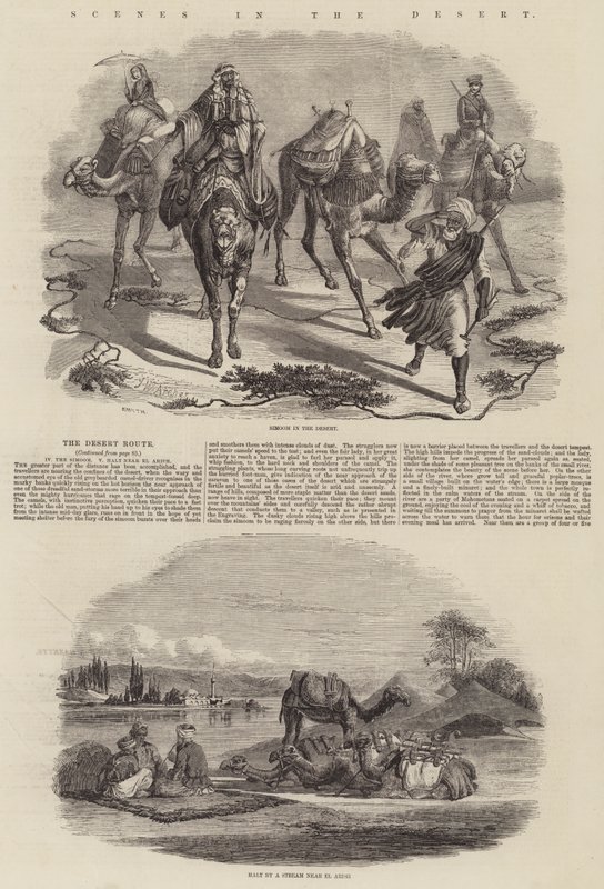 Scener i öknen av John Wykeham Archer