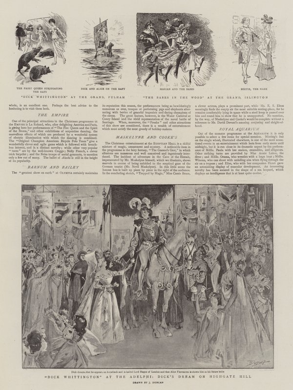 Julunderhållning av after John Duncan