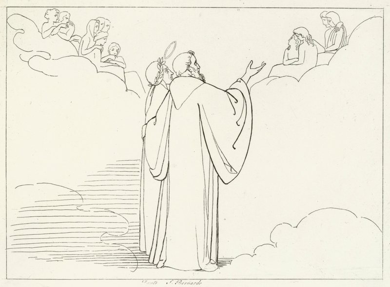 Patriarkorden, Paradiset, Canto 32 (gravyr) av John (after) Flaxman