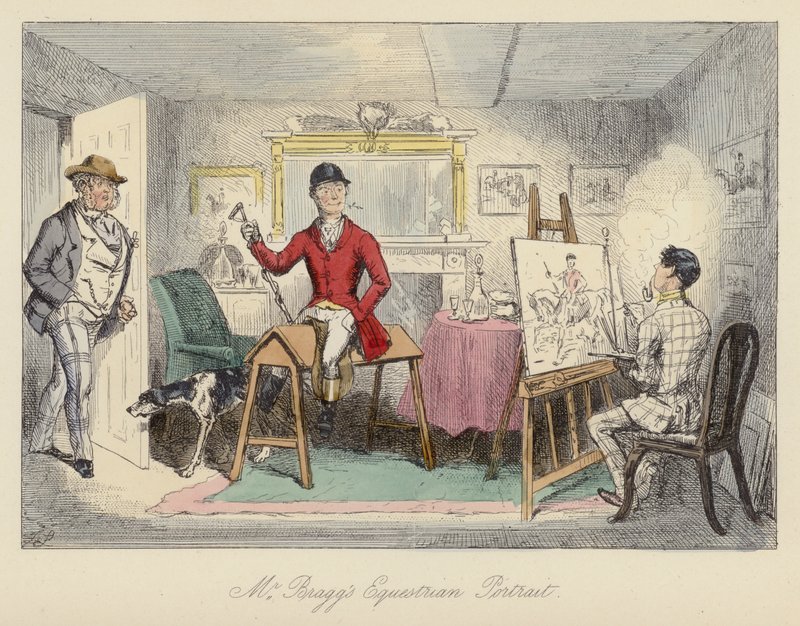 John Leech-illustration för Mr Sponge