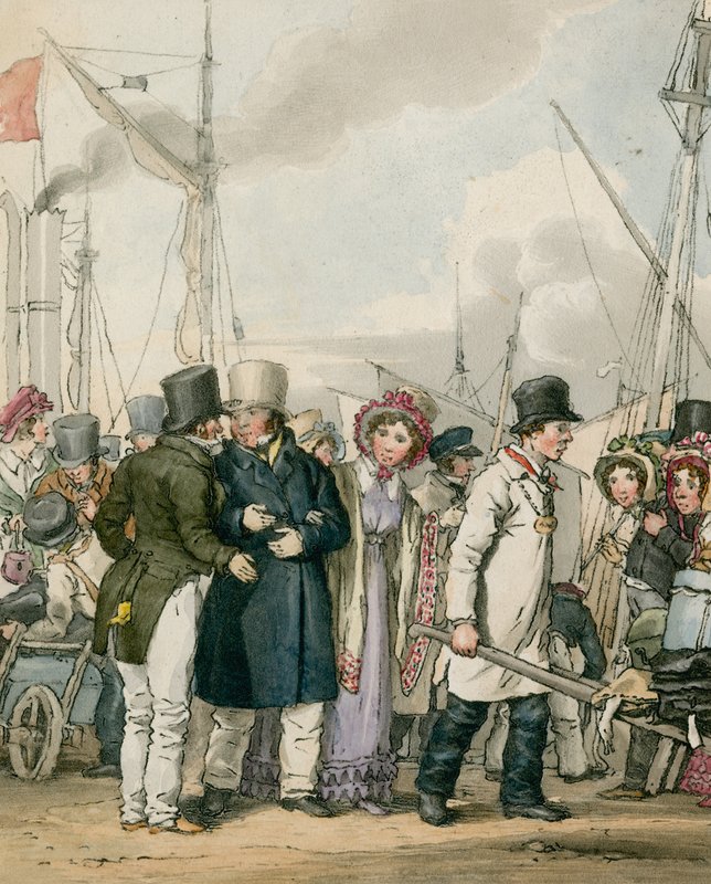 Ankomst till Margate av John Augustus Atkinson