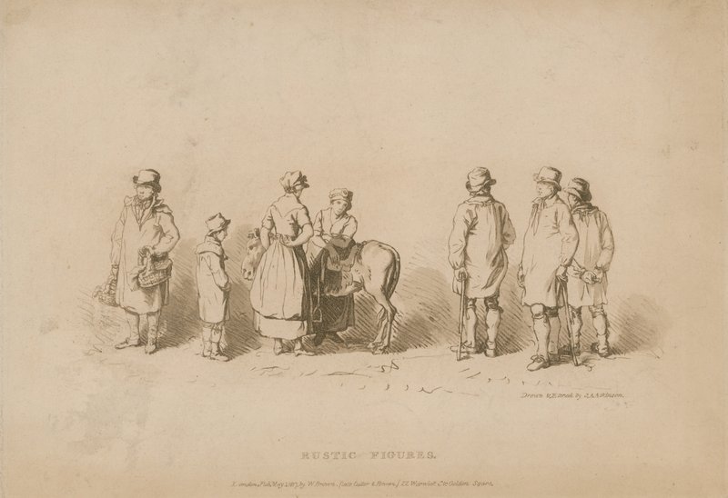 Rustika figurer av John Augustus Atkinson