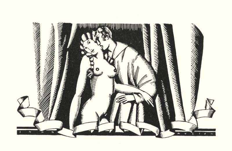 Illustration för Don Juan av Lord Byron (litho) av John Austen