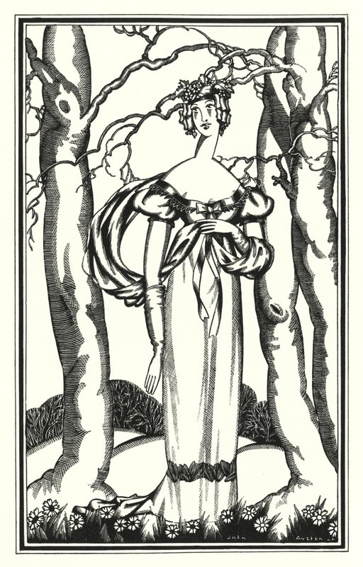 Illustration för Don Juan av Lord Byron: Lady Adeline, My Dian of the Efesians (litho) av John Austen