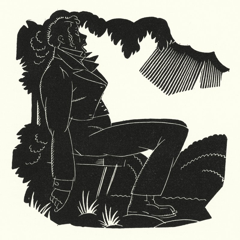 Illustration för Madame Bovary av Gustave Flaubert (litho) av John Austen
