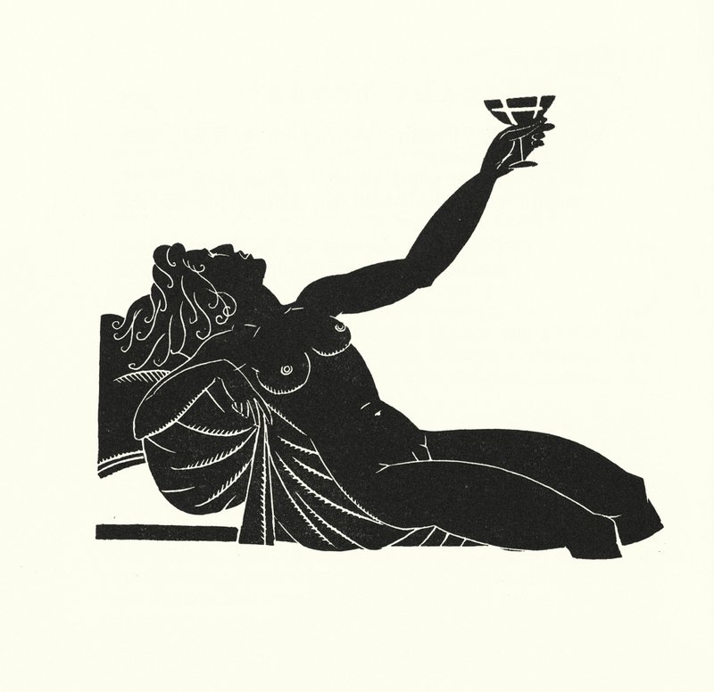 Illustration för Madame Bovary av Gustave Flaubert (litho) av John Austen