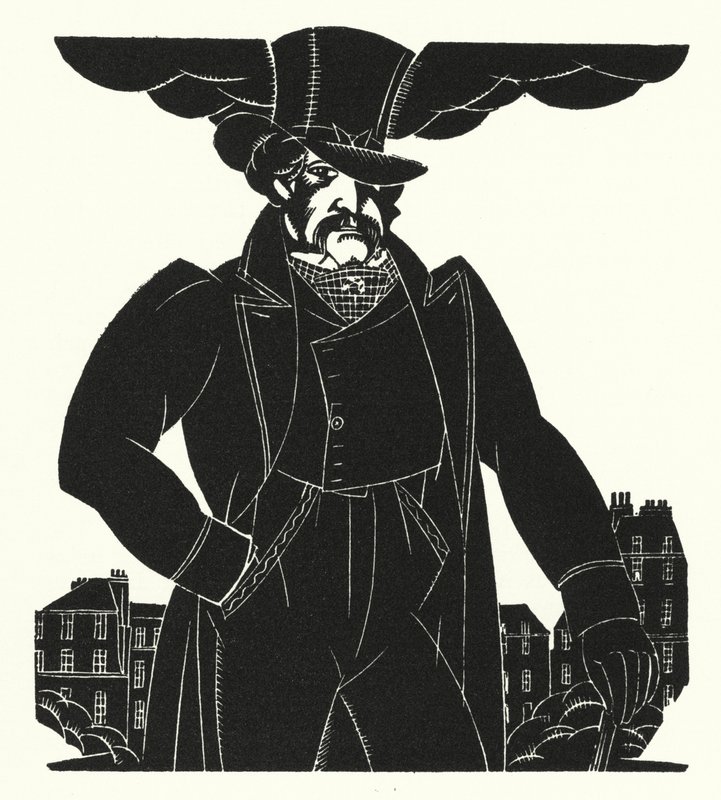 Illustration för Madame Bovary av Gustave Flaubert (litho) av John Austen