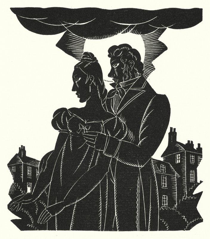 Illustration för Madame Bovary av Gustave Flaubert (litho) av John Austen