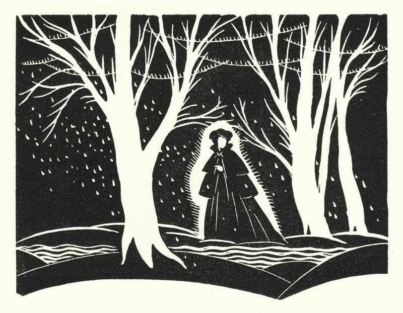 Illustration för Madame Bovary av Gustave Flaubert (litho) av John Austen