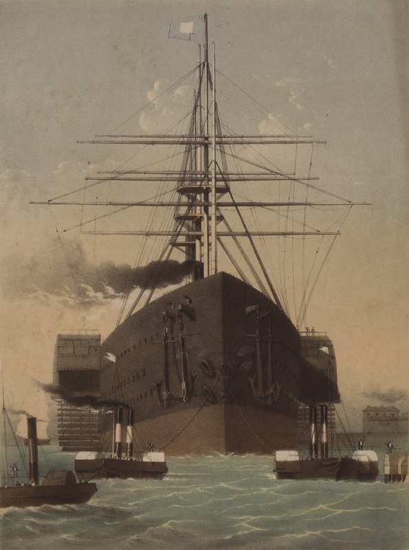 The Great Eastern, Isambard Kingdom Brunels ångfartyg av John Brandard