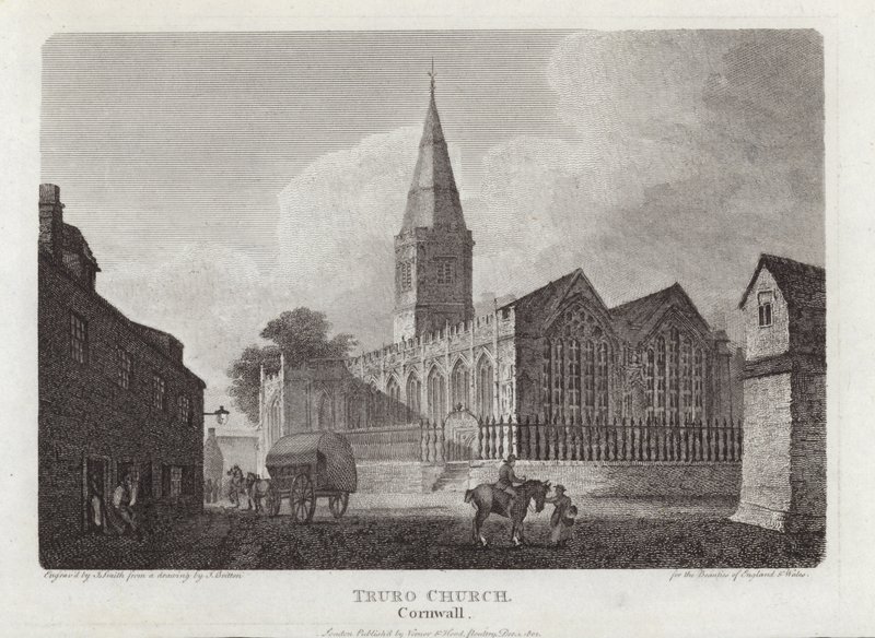 Truro kyrka, Cornwall av John Britton