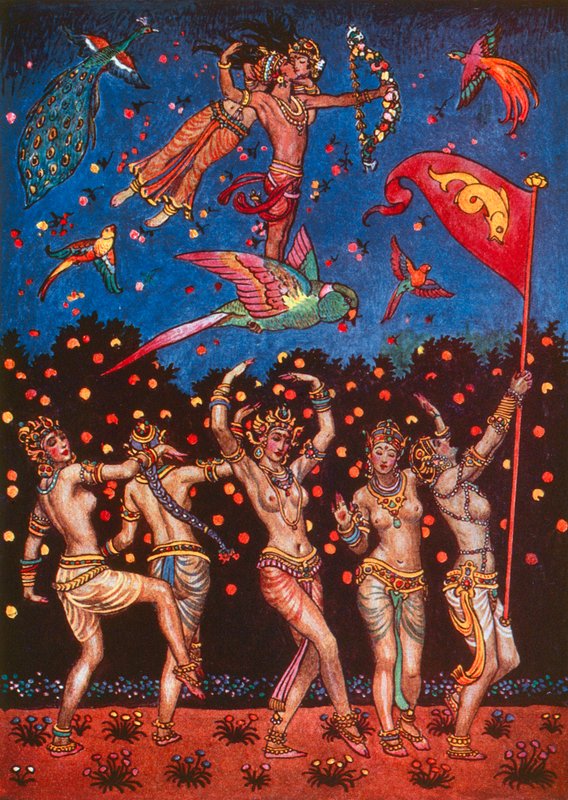 Kamas trädgård av John Byam Liston Shaw