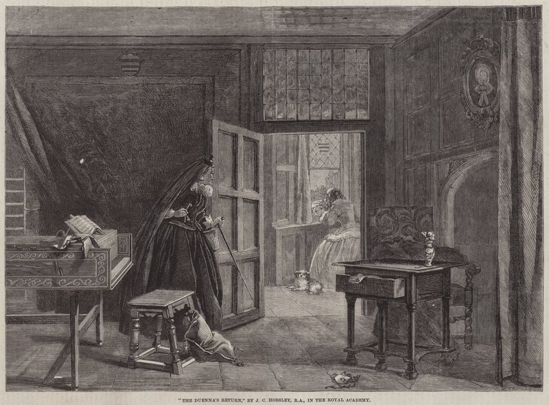 Duennas återkomst av John Callcott Horsley
