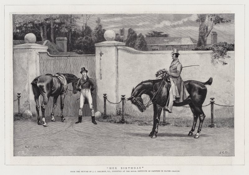 Hennes födelsedag av John Charles Dollman