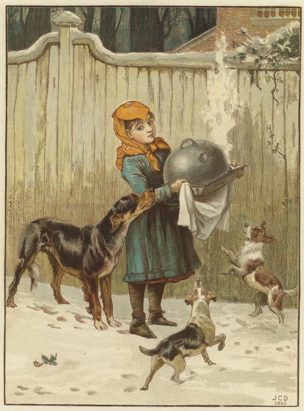 Julmiddagen i fara av John Charles Dollman