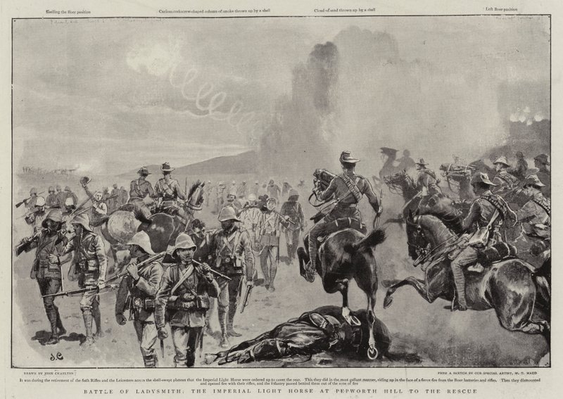 Slaget vid Ladysmith, Imperial Light Horse vid Pepworth Hill till räddning av John Charlton