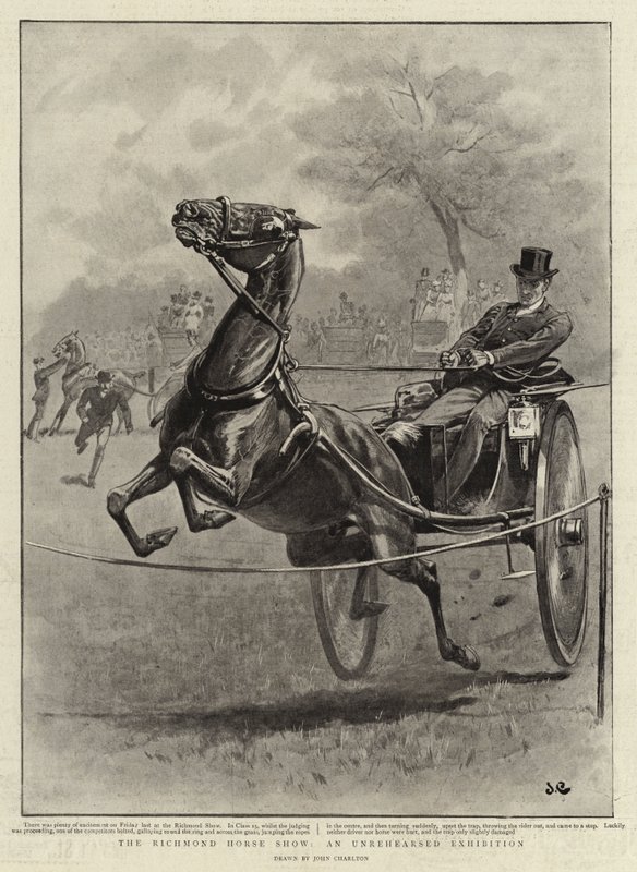 The Richmond Horse Show, en opepet utställning av John Charlton