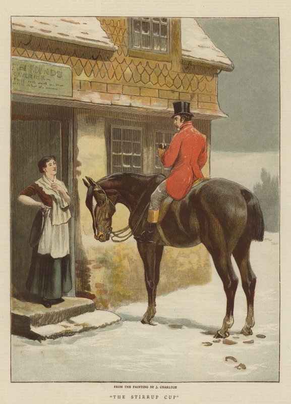 Stigbygeln (chromolitho) av John Charlton
