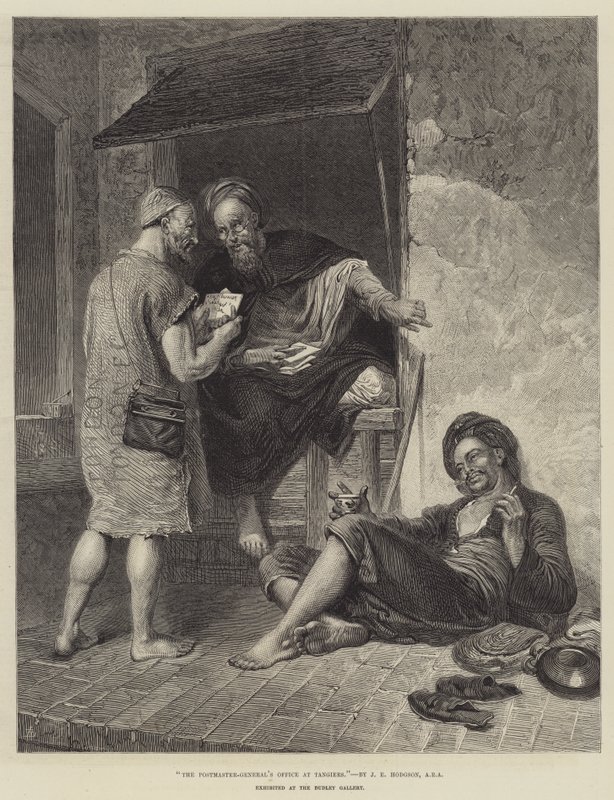 Generalpostmästarens kontor i Tanger av John Evan Hodgson