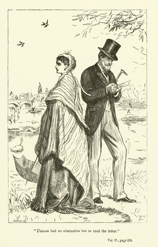 Illustration för Phineas Finn av Anthony Trollope av John Everett Millais