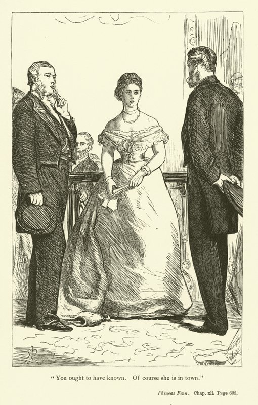 Illustration för Phineas Finn av Anthony Trollope av John Everett Millais