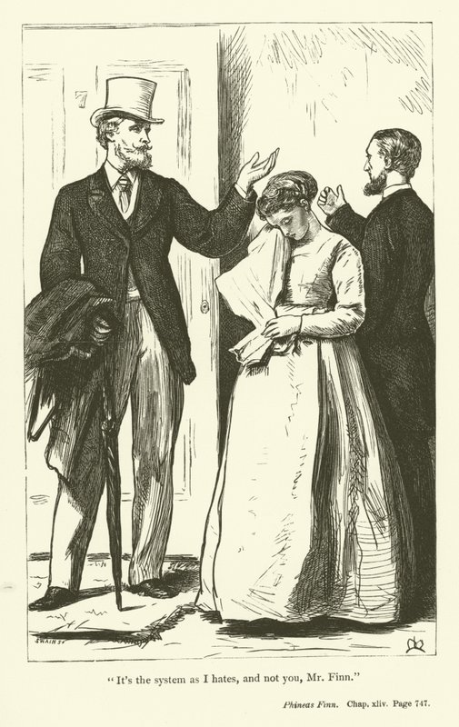 Illustration för Phineas Finn av Anthony Trollope av John Everett Millais