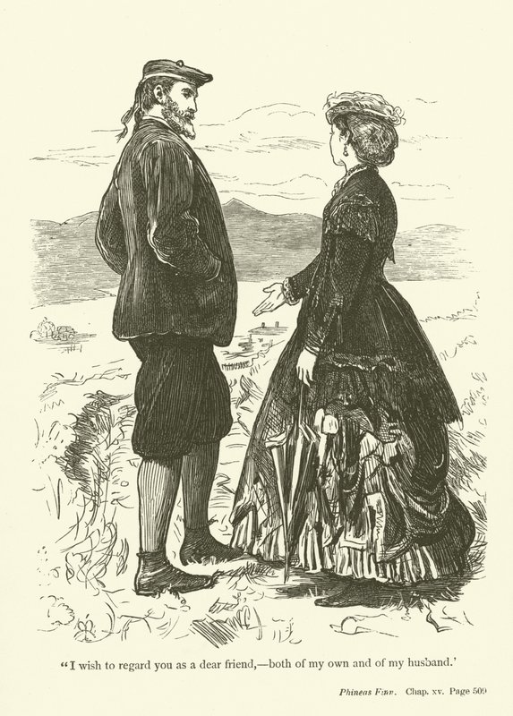 Illustration för Phineas Finn av Anthony Trollope av John Everett Millais