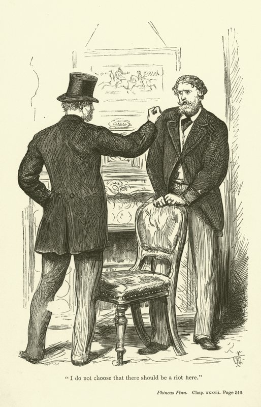 Illustration för Phineas Finn av Anthony Trollope av John Everett Millais