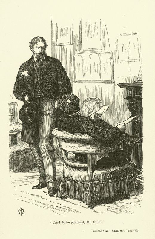 Illustration för Phineas Finn av Anthony Trollope av John Everett Millais