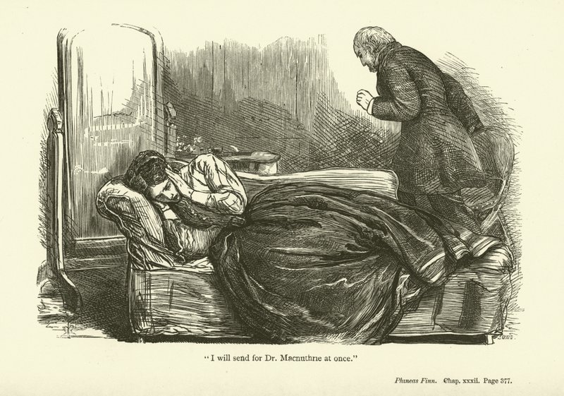 Illustration för Phineas Finn av Anthony Trollope av John Everett Millais