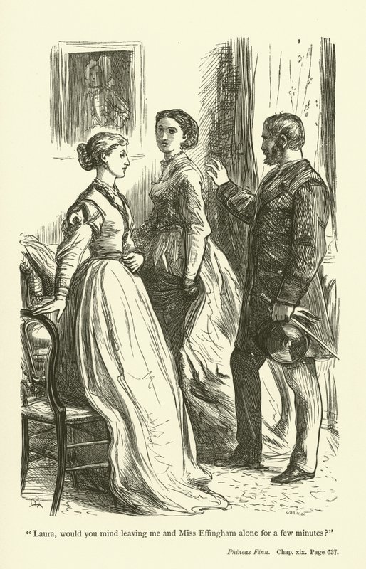Illustration för Phineas Finn av Anthony Trollope av John Everett Millais