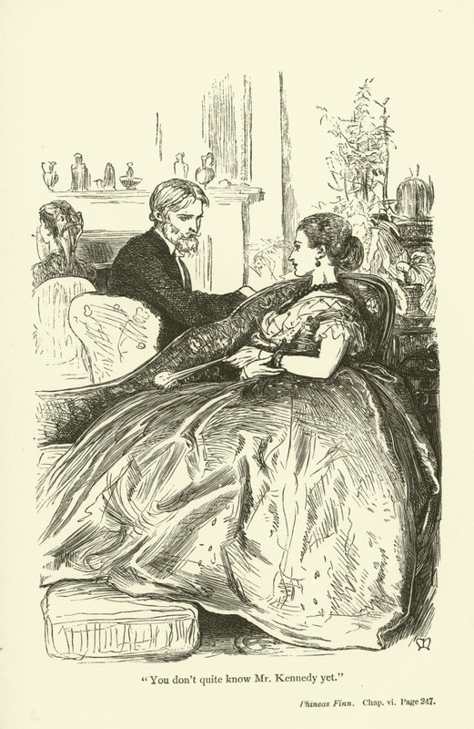 Illustration för Phineas Finn av Anthony Trollope av John Everett Millais