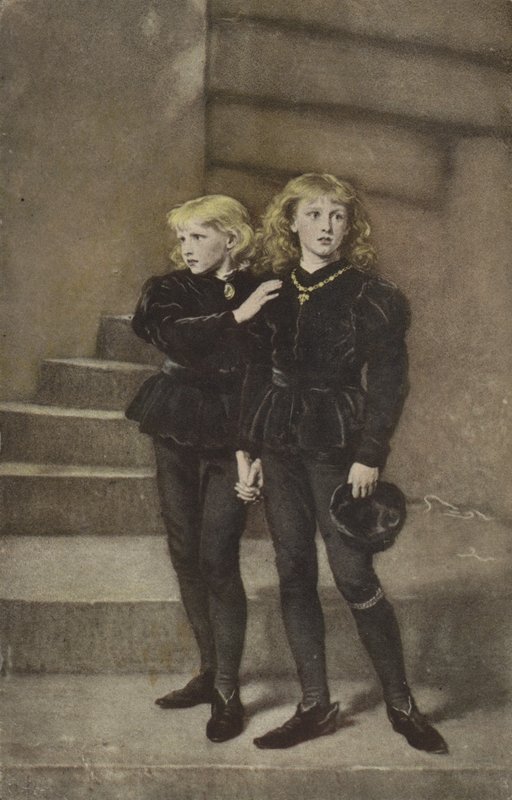 De två prinsarna Edward och Richard i tornet av John Everett Millais