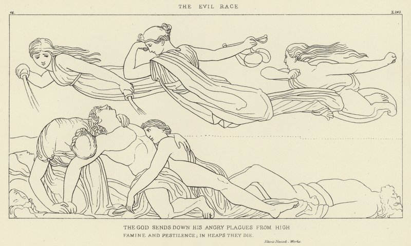 Den onda rasen av John Flaxman